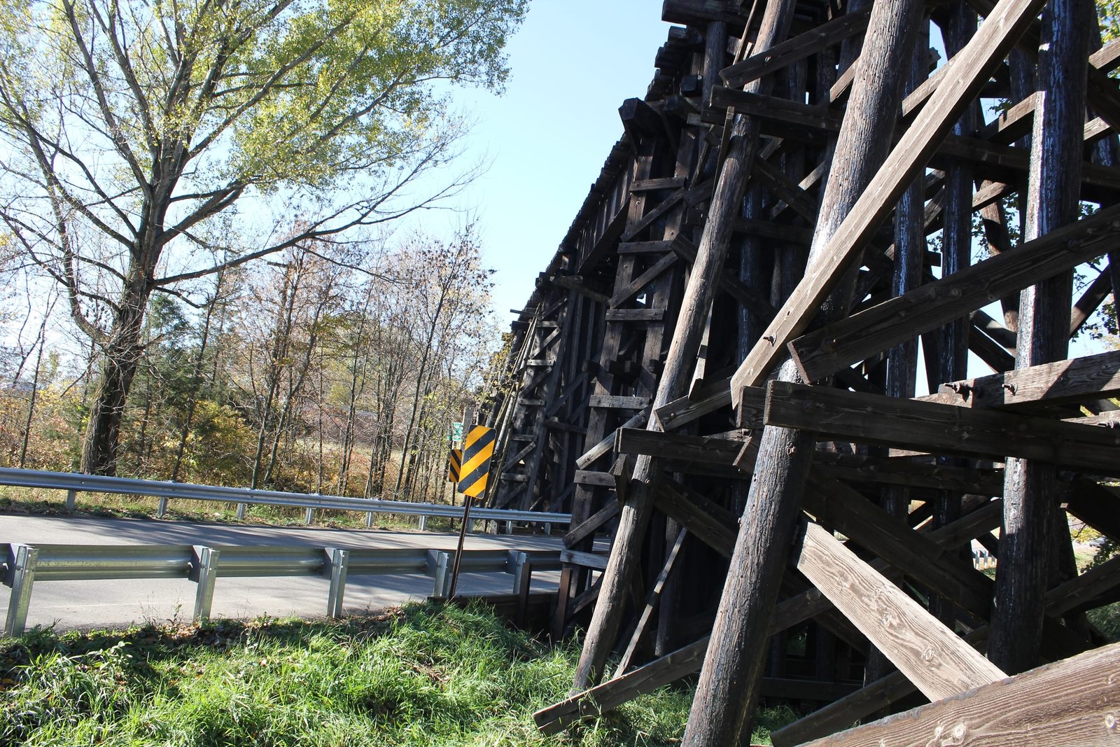 Looking south from north approach